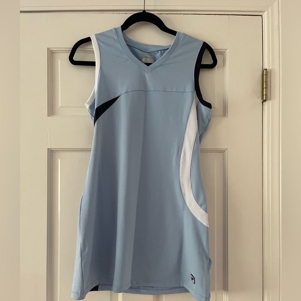 Fila brand new women’s light blue tennis dress small
